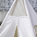 5 Poles Giant Kids Teepee Tent (Natural Canvas) - ONLINE ONLY