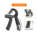 2 Pack Adjustable Hand Grip Strengthener for Hand Grip Strength and Wrist Rehabilitation (Resistance 5-60 kg) - Online Only
