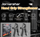 2 Pack Adjustable Hand Grip Strengthener for Hand Grip Strength and Wrist Rehabilitation (Resistance 5-60 kg) - Online Only