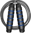 LT Skipping Rope Tangle-Free with Ball Bearings Rapid Speed Jump Rope Cable Ideal for Fitness Gym (Black) - ONLINE ONLY