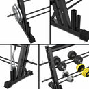 3-Tier Weights and Barbell Storage Rack Barbell Dumbbell Kettlebell Weight Plate - ONLINE ONLY