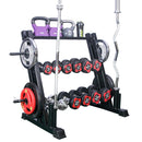 3-Tier Weights and Barbell Storage Rack Barbell Dumbbell Kettlebell Weight Plate - ONLINE ONLY