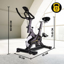PROFLEX Commercial Spin Bike - Yellow [ONLINE ONLY]