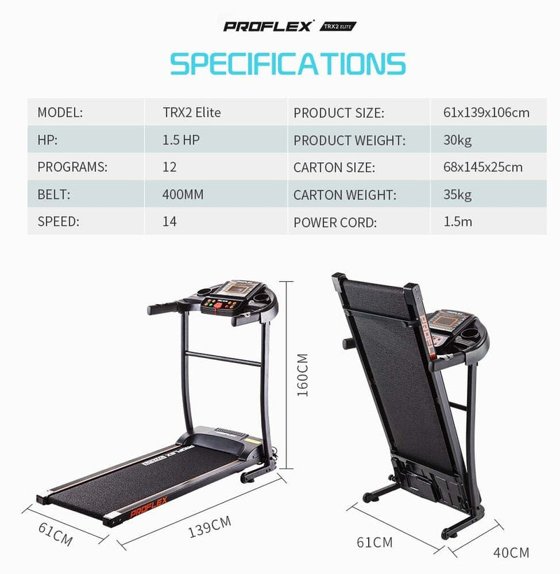 PROFLEX TRX2 Treadmill [ONLINE ONLY]