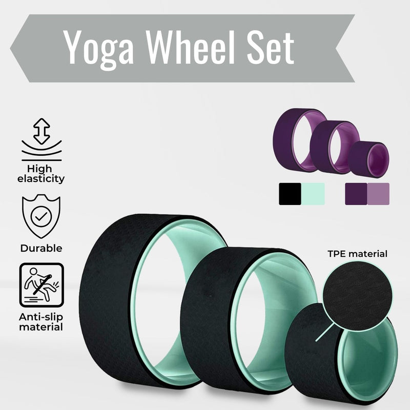 VP Yoga Wheel 3 pieces set [ONLINE ONLY]