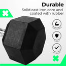 VP Rubber Hex Dumbbells 12.5kg [ONLINE ONLY]