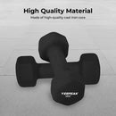 VP Neoprene Dumbbell 5kg x 2 Black [ONLINE ONLY]