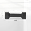VP Neoprene Dumbbell 5kg x 2 Black [ONLINE ONLY]