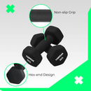 VP 12kg (1,2,3kg x 2) Neoprene Dumbbell Set [ONLINE ONLY]