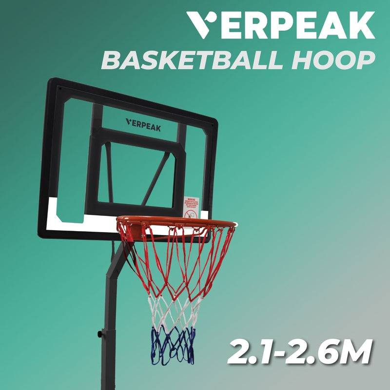 VP Basketball Hoop Stand ( 2.1M - 2.60M ) BLACK [ONLINE ONLY]