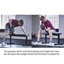 Adidas Essential Flat Exercise Weight Bench - Online Only