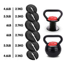 PTS Adjustable Kettle Bell Weights Dumbbell 18kg - ONLINE ONLY - Free Shipping!