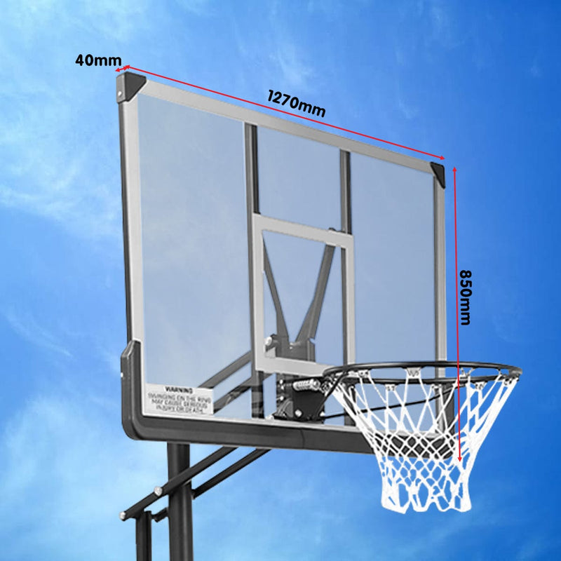 Kahuna Height-Adjustable Basketball Portable Hoop for Kids and Adults - ONLINE ONLY - Free Shipping!