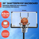Kahuna Height-Adjustable Basketball Portable Hoop for Kids and Adults - ONLINE ONLY - Free Shipping!