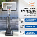Kahuna Portable Basketball Hoop System 2.3 to 3.05m for Kids & Adults - ONLINE ONLY - Free Shipping!