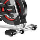 PTS IS-500 Heavy-Duty Exercise Spin Bike Electroplated - Silver - ONLINE ONLY - Free Shipping!