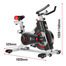 PTS IS-500 Heavy-Duty Exercise Spin Bike Electroplated - Silver - ONLINE ONLY - Free Shipping!