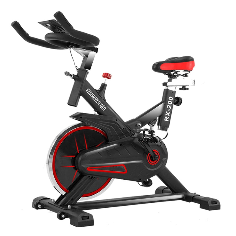PTS RX-200 Exercise Spin Bike Cardio Cycling - Red - ONLINE ONLY - Free Shipping!