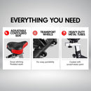 PTS RX-200 Exercise Spin Bike Cardio Cycling - Red - ONLINE ONLY - Free Shipping!