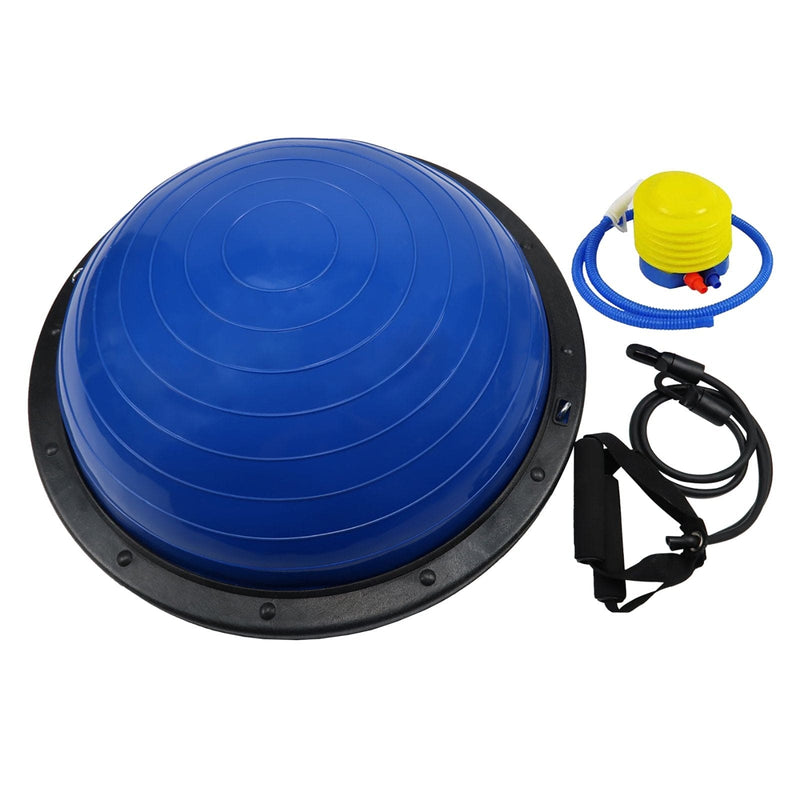 Powertrain Fitness Yoga Ball Home Gym Workout Balance Trainer Blue - ONLINE ONLY