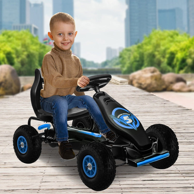 Buy Kids Pedal Go Kart - Blue Online