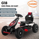 Kahuna G18 Kids Ride On Pedal Powered Go Kart Racing Style - Red - ONLINE ONLY - Free Shipping