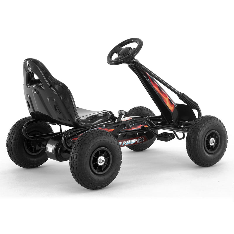 Kahuna G95 Kids Ride On Pedal-Powered Go Kart - Black - ONLINE ONLY - Free Shipping!