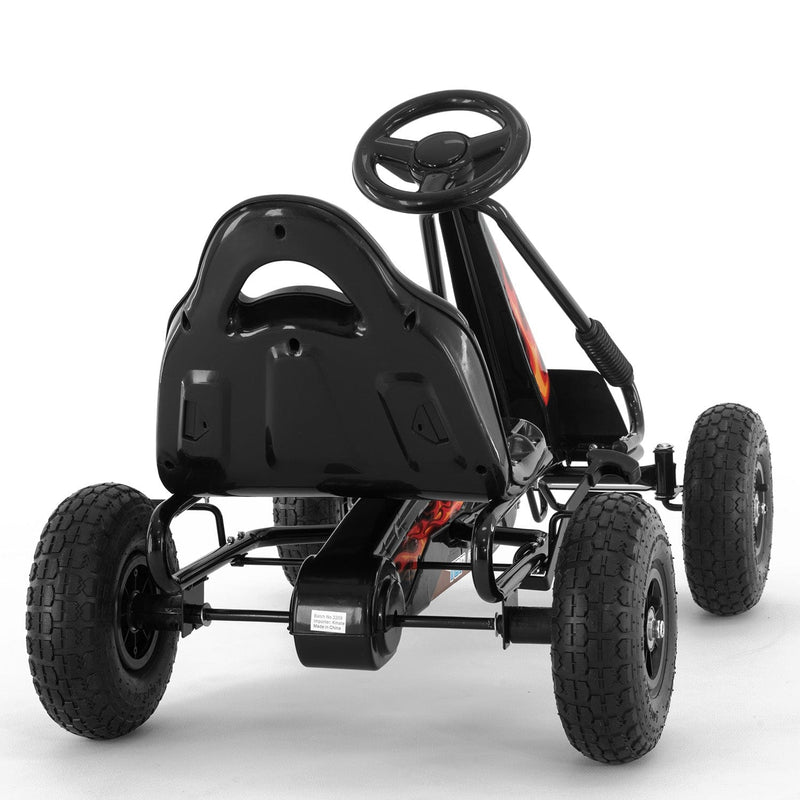 Kahuna G95 Kids Ride On Pedal-Powered Go Kart - Black - ONLINE ONLY - Free Shipping!