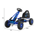 Kahuna G95 Kids Ride On Pedal Go Kart - Blue - ONLINE ONLY - Free Shipping!