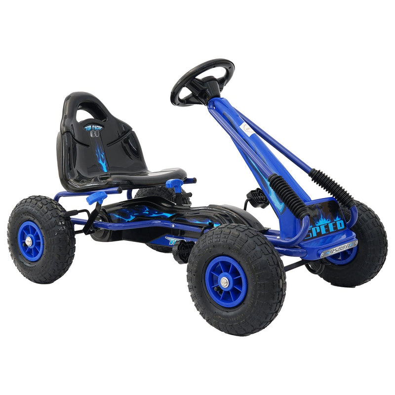 Kahuna G95 Kids Ride On Pedal Go Kart - Blue - ONLINE ONLY - Free Shipping!