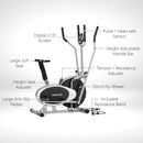 PTS 3-in-1 Elliptical Cross Trainer Exercise Bike with Resistance Bands - ONLINE ONLY - Free Shipping!