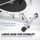 PTS 3-in-1 Elliptical Cross Trainer Exercise Bike with Resistance Bands - ONLINE ONLY - Free Shipping!