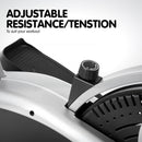 PTS 3-in-1 Elliptical Cross Trainer Exercise Bike with Resistance Bands - ONLINE ONLY - Free Shipping!