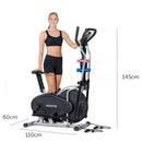 PTS 5-in-1 Elliptical Cross Trainer Bike with Dumbbell Sets - ONLINE ONLY - Free Shipping!