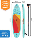 Kahuna Hana Inflatable Stand Up Paddle Board 10ft6in iSUP Accessories - Online Only - Free Shipping!