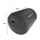 Powertrain Sports Inflatable Gymnastics Air Barrel Exercise Roller 120 x 75cm - Black - Online only