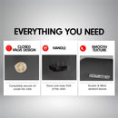 Powertrain Sports Inflatable Gymnastics Air Barrel Exercise Roller 120 x 75cm - Black - Online only