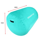 Powertrain Sports Inflatable Gymnastics Air Barrel Exercise Roller 120 x 75cm - Green  - ONLINE ONLY