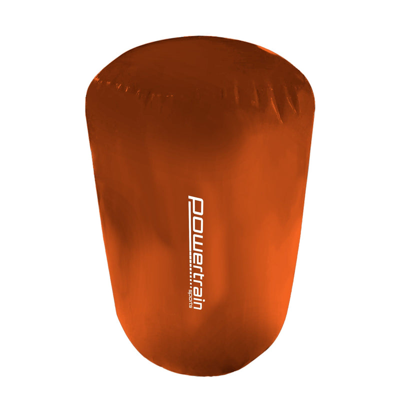 Powertrain Sports Inflatable Gymnastics Air Barrel Exercise Roller 120 x 75cm - Orange - - ONLINE ONLY