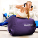Powertrain Sports Inflatable Air Exercise Roller Gymnastics Gym Barrel 120 x 75cm Purple - ONLINE ONLY