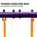 Kahuna Kids 4-Seater Swing Set with Slide Purple Green - ONLINE ONLY - Free Shipping!