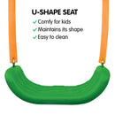Kahuna Kids 4-Seater Swing Set with Slide Purple Green - ONLINE ONLY - Free Shipping!