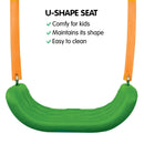 Kahuna Kids 4-Seater Swing Set Purple Green - ONLINE ONLY - Free Shipping!