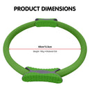 Powertrain Pilates Ring Band Yoga Home Workout Exercise Band Green - ONLINE ONLY