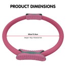 Powertrain Pilates Ring Band Yoga Home Workout Exercise Band Pink - ONLINE ONLY