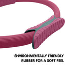 Powertrain Pilates Ring Band Yoga Home Workout Exercise Band Pink - ONLINE ONLY