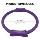Powertrain Pilates Ring Band Yoga Home Workout Exercise Band Purple - ONLINE ONLY