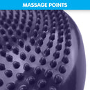 Powertrain Yoga Stability Disc w/ Pump Home Gym Pilate Balance Trainer - Purple - ONLINE ONLY