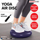 Powertrain Yoga Stability Disc w/ Pump Home Gym Pilate Balance Trainer - Purple - ONLINE ONLY
