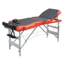 YES4HOMES 3 Fold Portable Aluminium Massage Table Massage Bed Beauty Therapy - Online Only